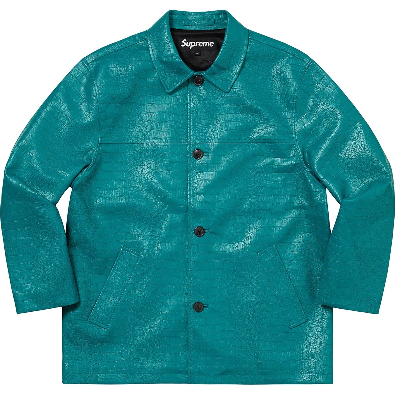 Faux Croc Car Coat view 8